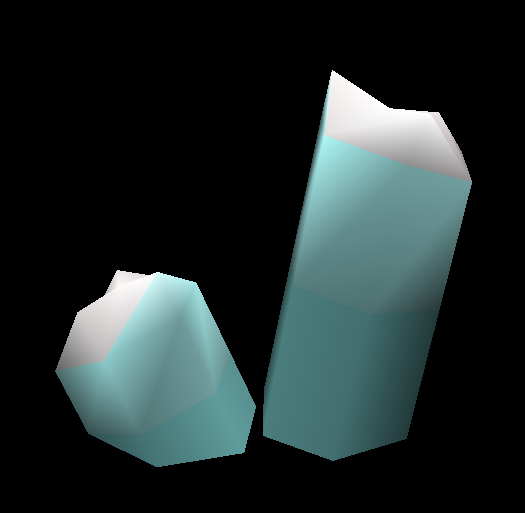 A grey, broken couple of pillars seen in Act 1 in early footage. The pillars had a checkerboard pattern on them.