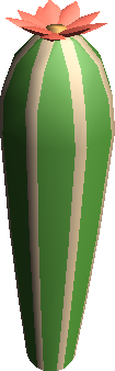 A cactus. A cactus.