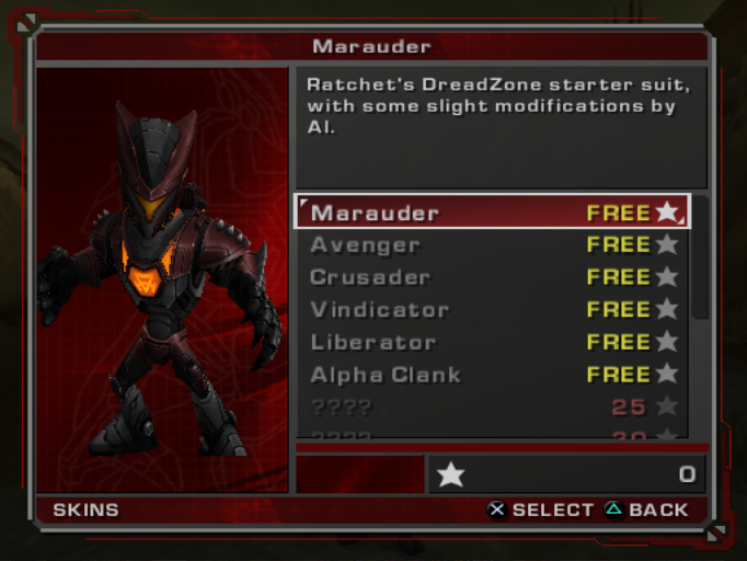 Ratchet4_PALRetail_SkinsMenu.png