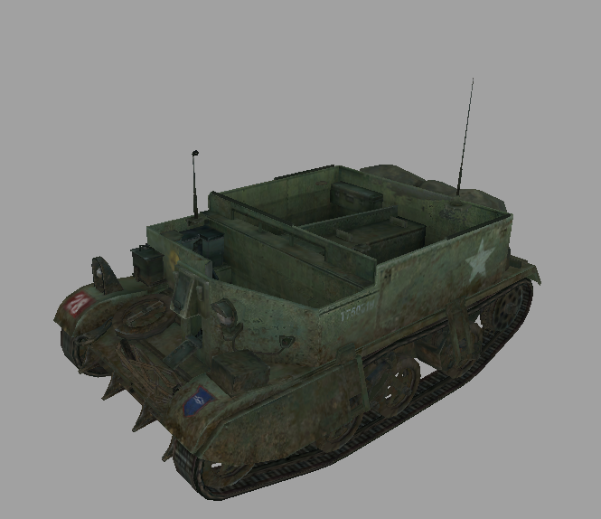 Green Uni Carrier Muddy Green Uni Carrier Muddy