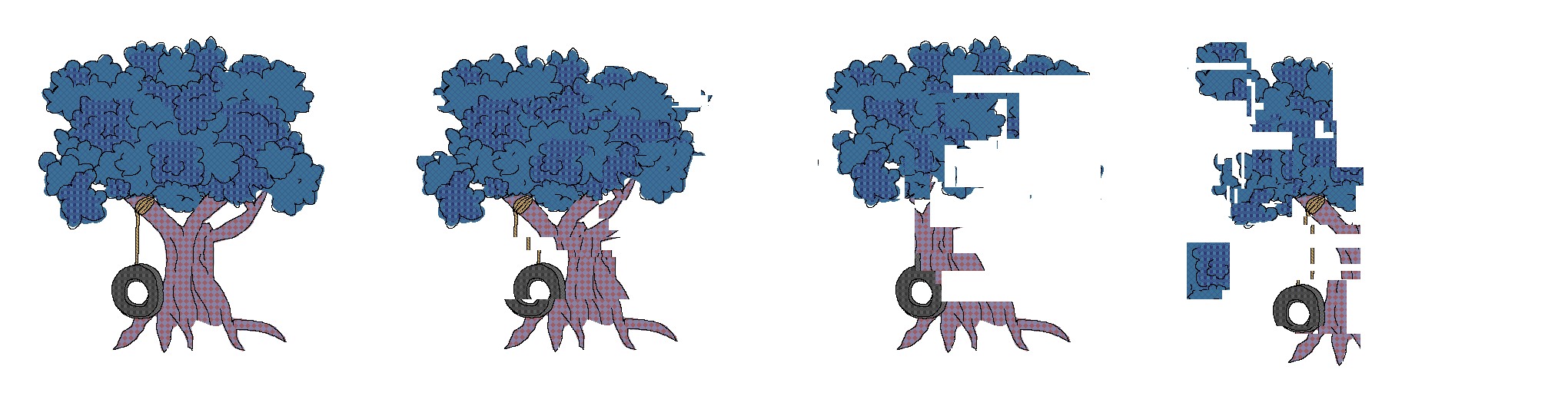 Tire swing tree glitch. Tire swing tree glitch.