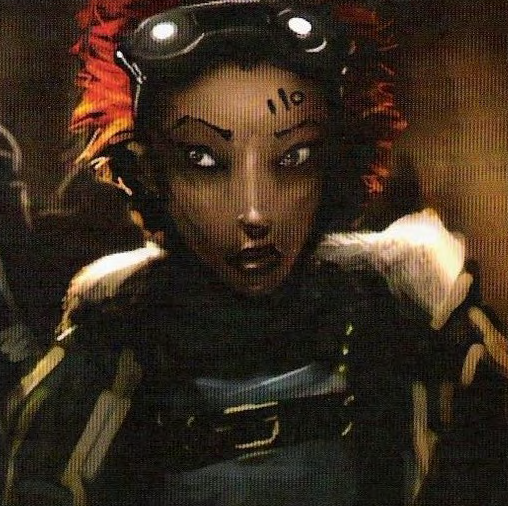 Concept art for Alyx with red hair, which matches the unused face texture.