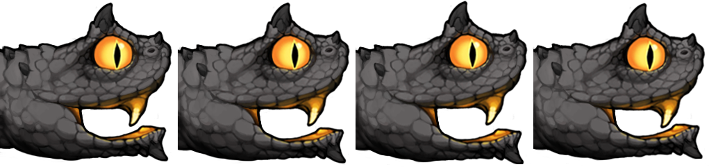Spelunky2_monstersbig5_apep_head_sprites.png