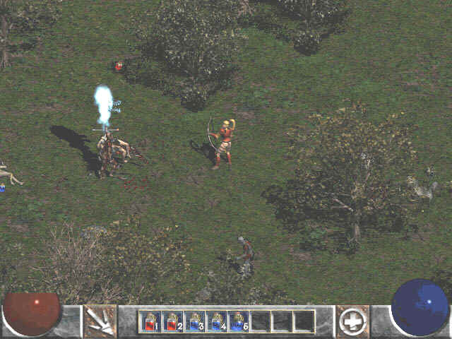 E3 1999 image. The Amazon has some kind of healing ability selected.