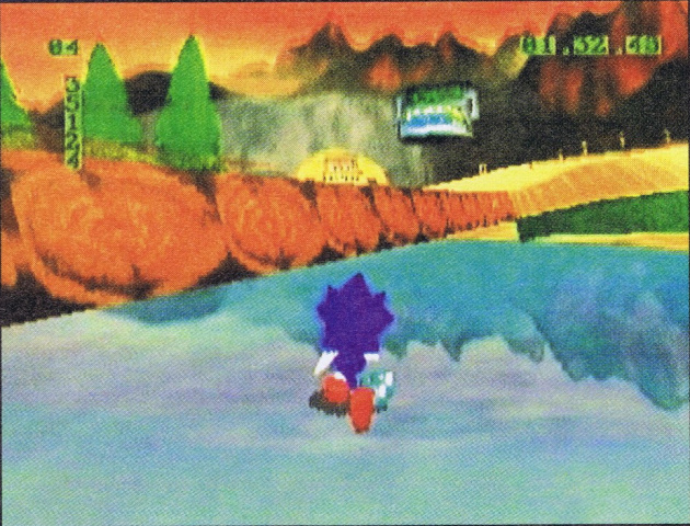 Sonic can walk on water now. Sonic can walk on water now.