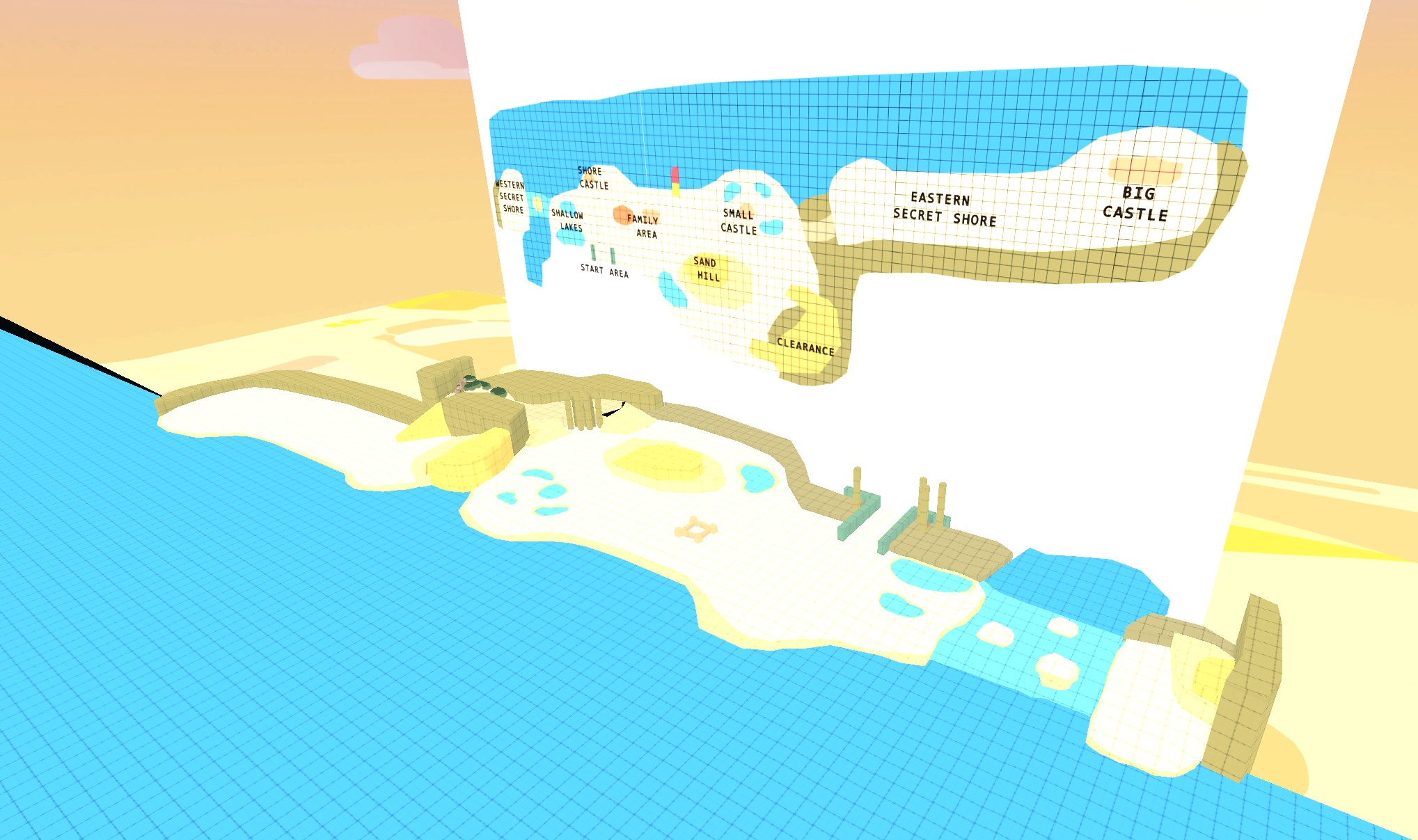 Blockout and leftover layout design Blockout and leftover layout design