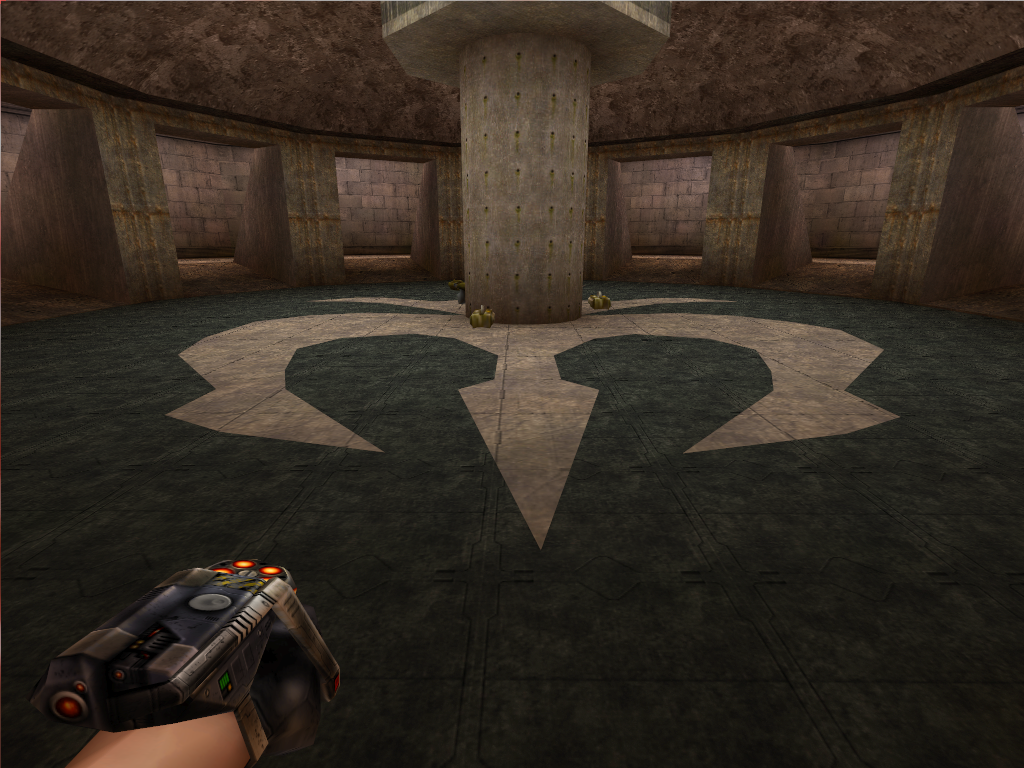 Ground floor view of the logo’s top. Ground floor view of the logo’s top.