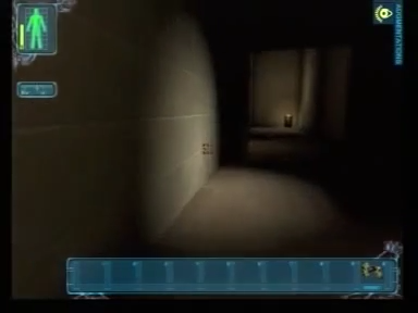 03:02 A different augmentation HUD, it's possible only active augmentations were displayed. "AUGMENTATIONS" can be seen in the top right.