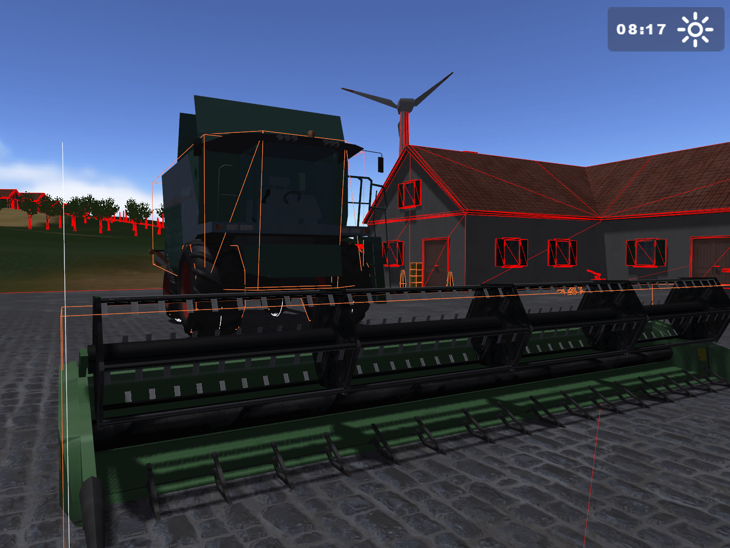 A render of every present collision bound (except for terrain).