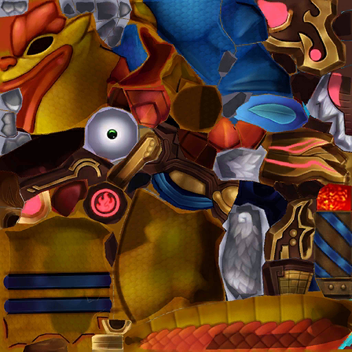 Awakened Fire Kraken's texture map Awakened Fire Kraken's texture map