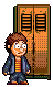 Oswald hiding in a locker in the SNES version.
