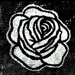 Artwork of a rose Artwork of a rose