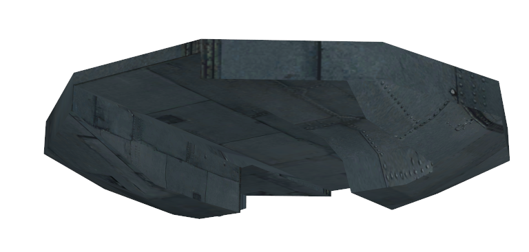 Old ceiling turret textured.