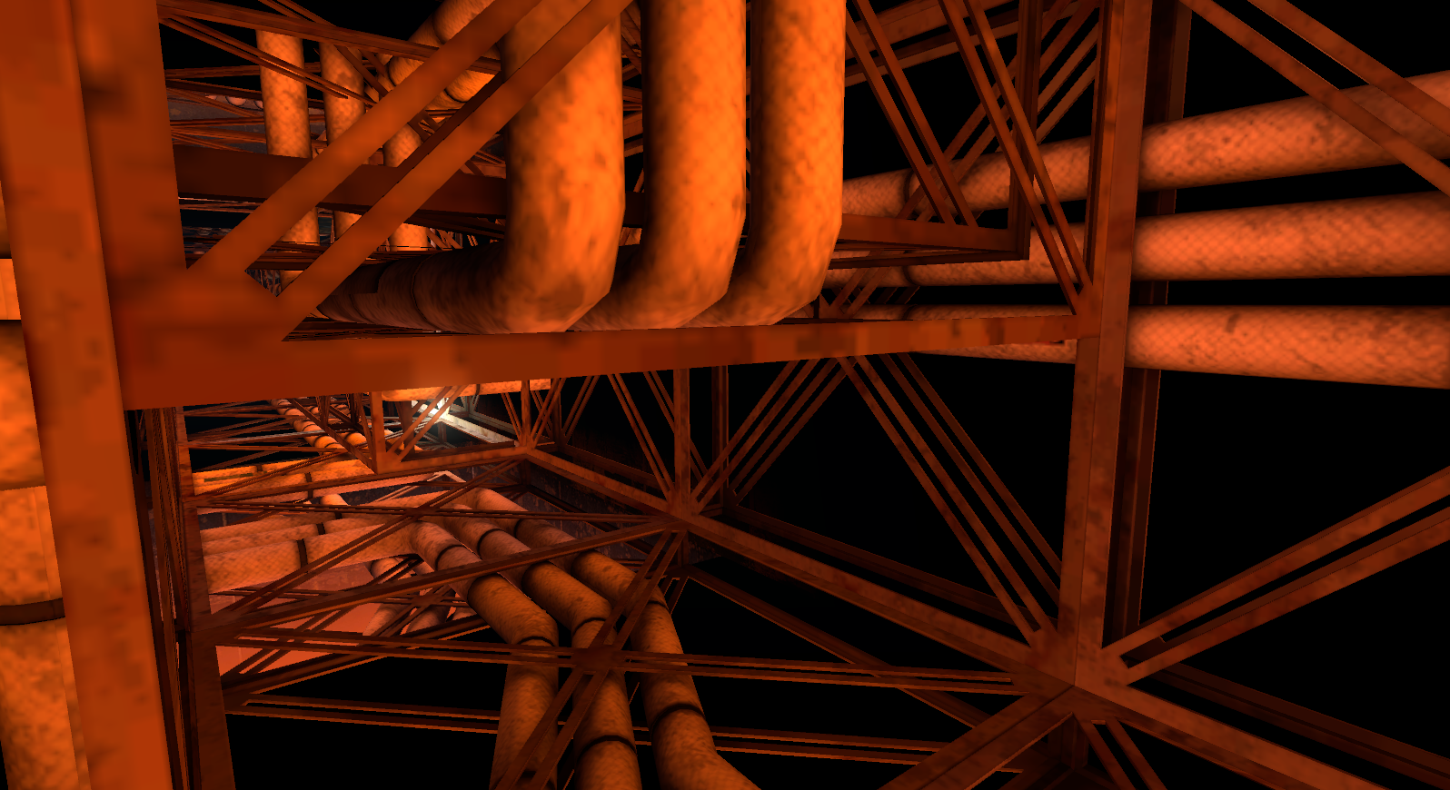 Example of the wonky camera angles. This one in the maintenance tunnels. Example of the wonky camera angles. This one in the maintenance tunnels.