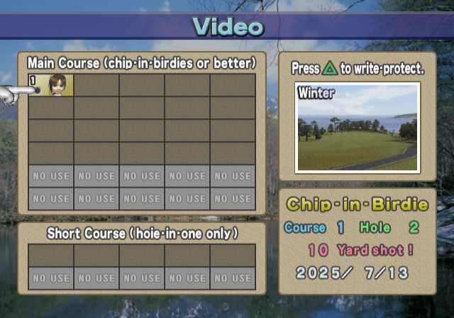 Ayaka's profile image on the highlights menu is not present.