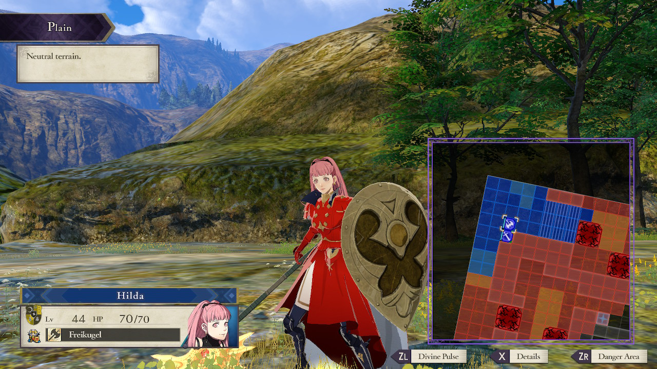 Armored Knight Shield's model in battle Armored Knight Shield's model in battle