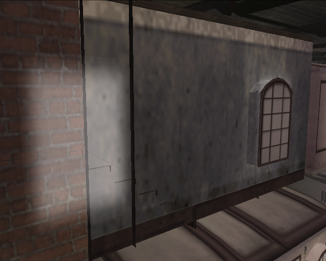 A beam light texture for a window that doesn't exist in the room that leads to the attic. A beam light texture for a window that doesn't exist in the room that leads to the attic.