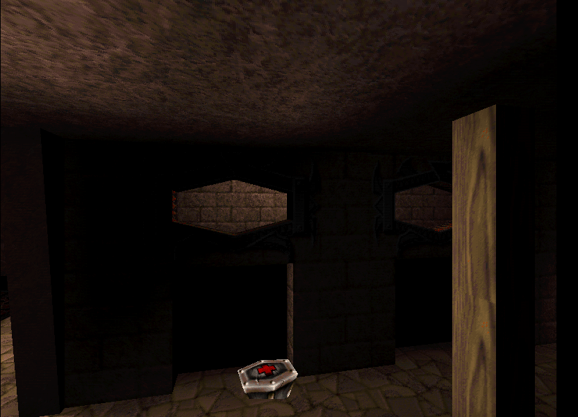Windows in the lava shaft room. They lead to a single empty room. Windows in the lava shaft room. They lead to a single empty room.