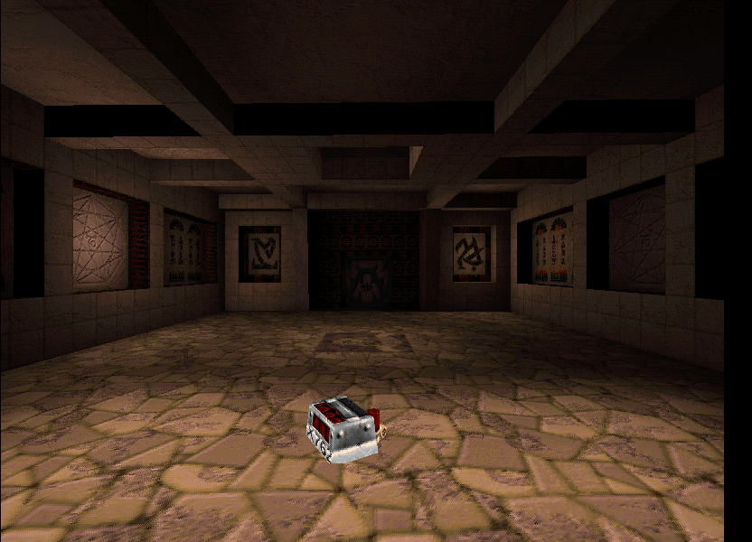 The bottom of the staircase room. The bottom of the staircase room.