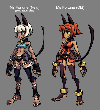 Comparison image of Ms. Fortune's original design and her redesign Comparison image of Ms. Fortune's original design and her redesign