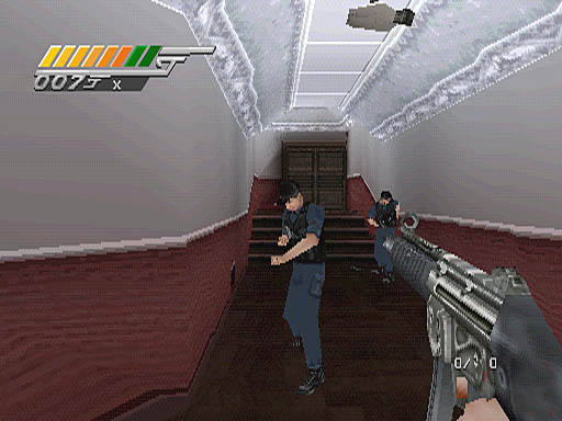 Mission 1 Courier originally had a different design and small staircase.