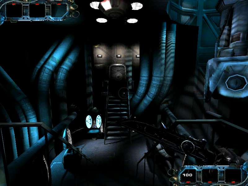 A computer room. A computer room.