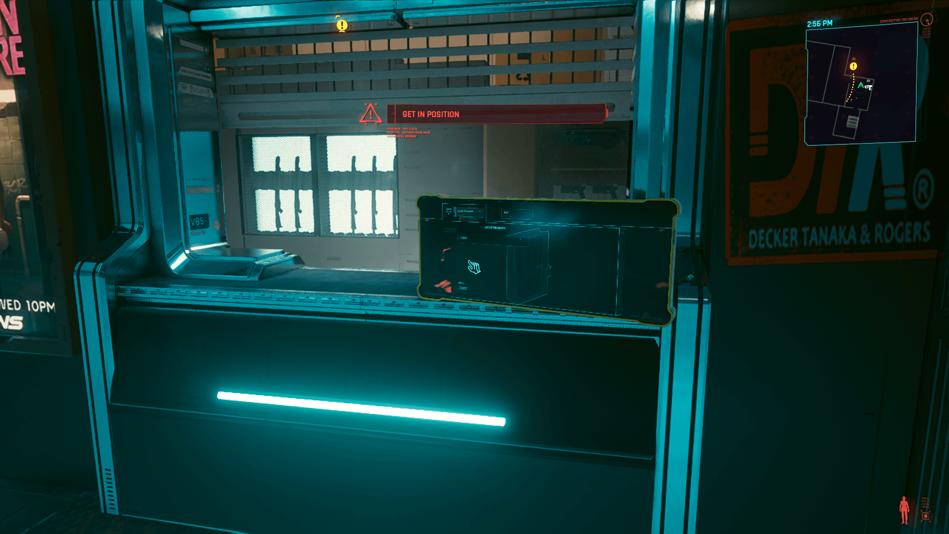 The computer used to "activate" the range The computer used to "activate" the range