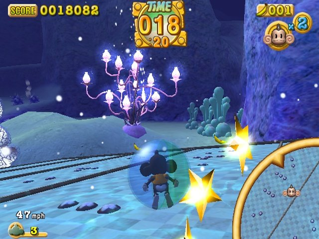 This stage is in the Jungle Island world in the final game.