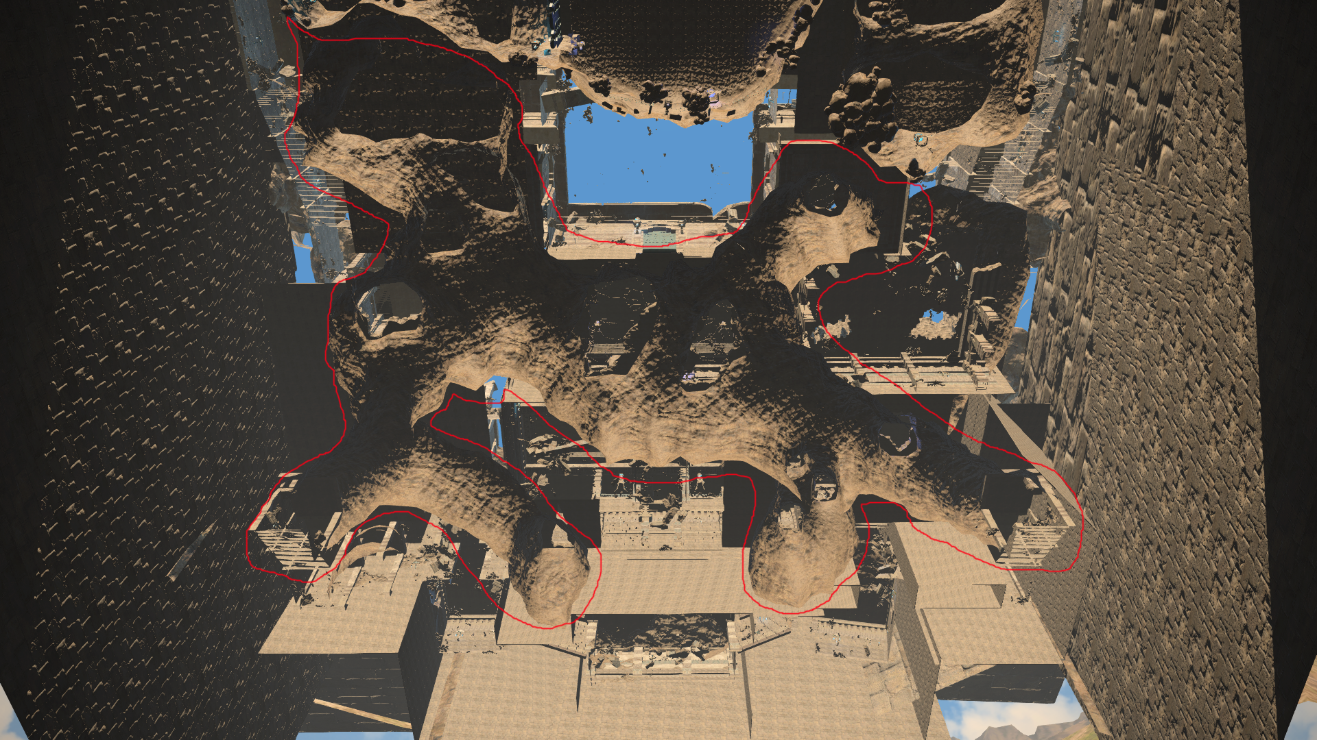 Unused part is traced with red for ease of viewing.