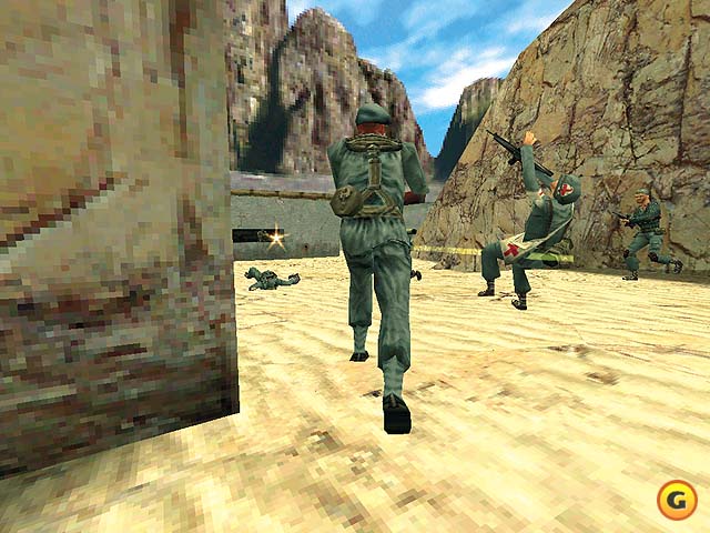 The blue team is attacking. The blue team is attacking.