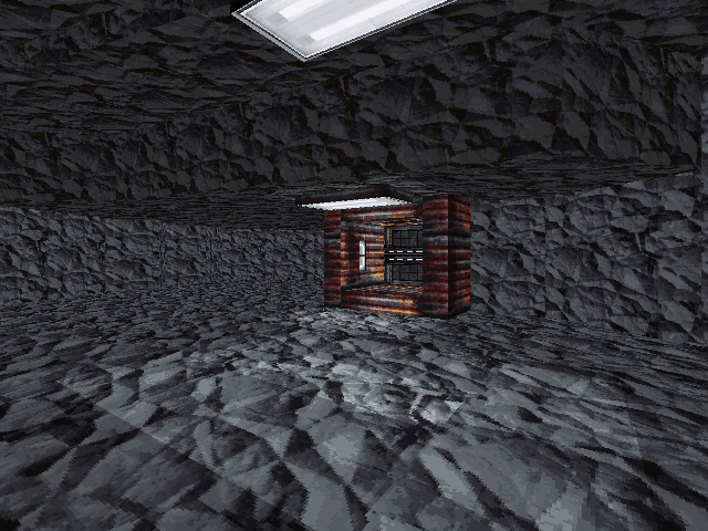Rocky place connecting the area that has a lot of doors with the right path. Rocky place connecting the area that has a lot of doors with the right path.