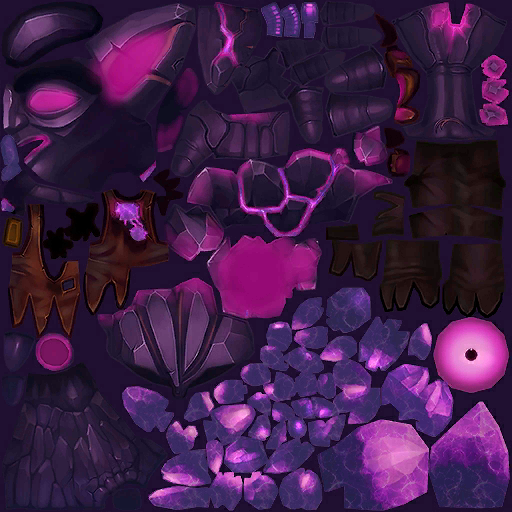 Evilized Glumshanks' texture map Evilized Glumshanks' texture map