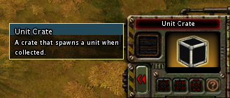 Unit crate's portrait, name & description