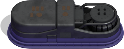 A "tub" transistor. A "tub" transistor.