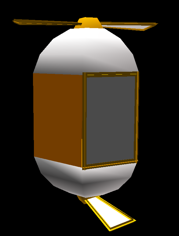 If you were wondering about a door, then here's your answer. There are two additional WELE models in the stage data that aren't used by the actual WELE object. This version uses all of the same textures as the used model, but has a separate model for the bottom propeller and a door. The used model actually does have a bottom propeller model and door model, but they are separated from the model hierarchy and aren't called in the object's code.