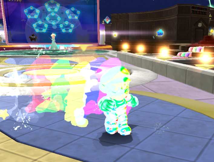 Materials applied in-game
