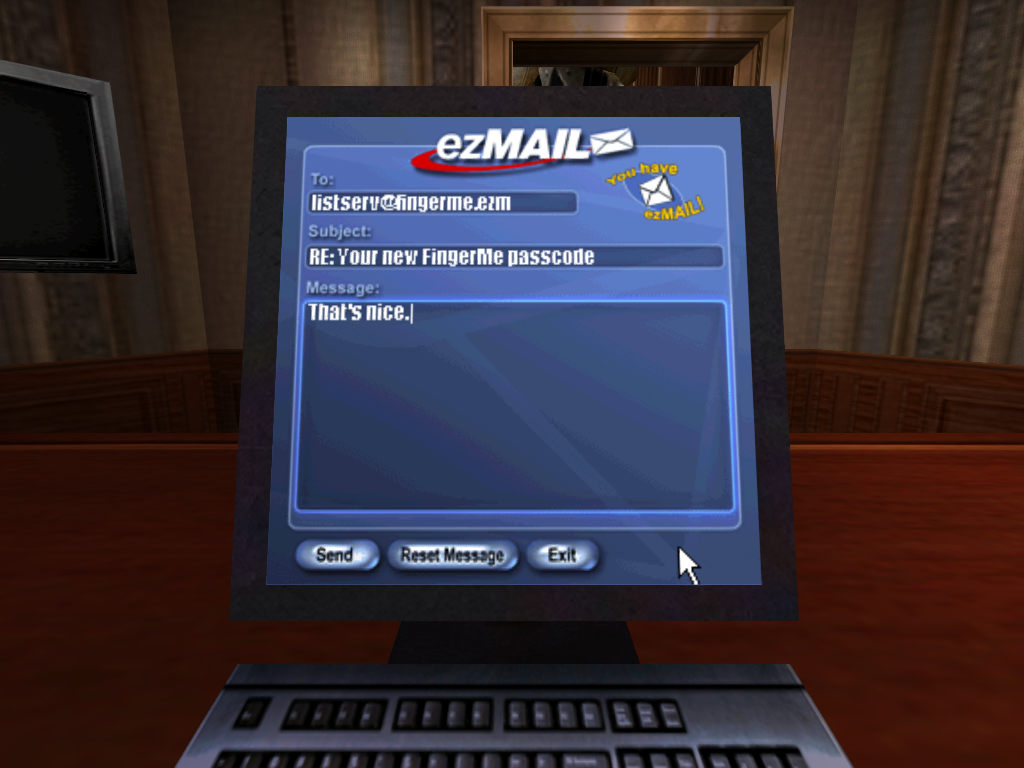 Responding to a received email.