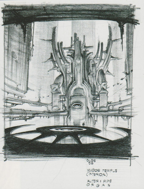 A big room with an altar and a pipe organ. A big room with an altar and a pipe organ.