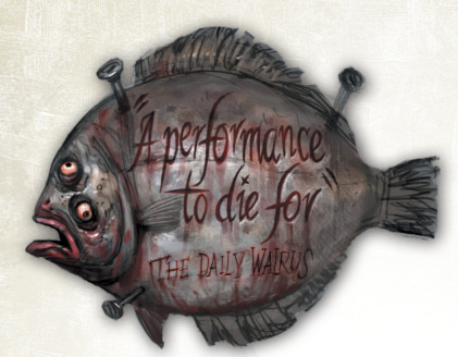 A Living Fish Sign. A Living Fish Sign. 
