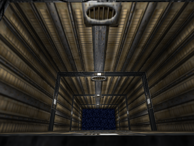 Elevator shaft. Elevator shaft.