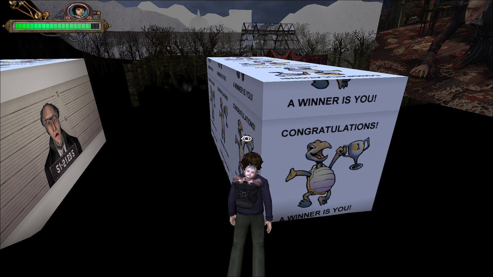 The Easter egg as shown in-game.
