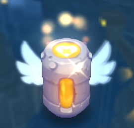 An Omega Pod being rendered, demonstrating the likely reason for the wing in each texture file.