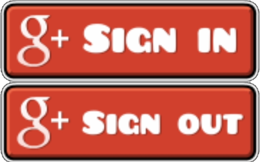Unused Google Plus "Login" and "Logout".