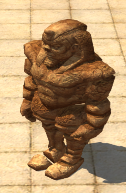 "I Am A Statue" in the Editor
