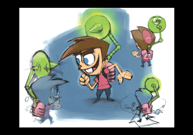 Timmy with a different Wanda pack and Cosmo as a radar