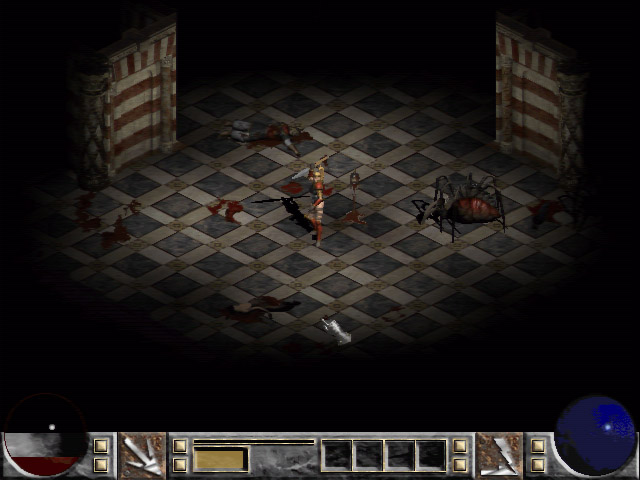 Old interface. Spiders don't spawn in the Palace Cellar.