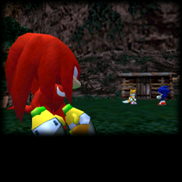 It's impossible to have the Fighting Gloves at this point in the game.