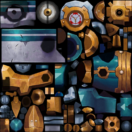 Awakened Wind-Up's texture map Awakened Wind-Up's texture map