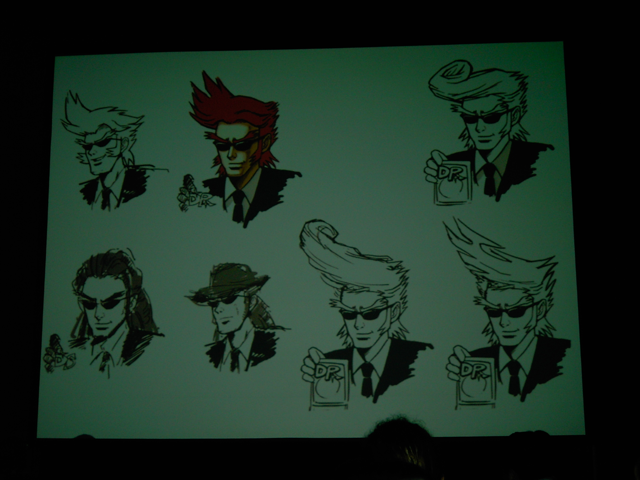 Concept art for Agent J.
