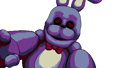 An unused jumpscare for Bonnie.